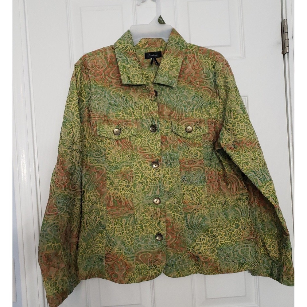 Analogy Womans Jacket Size 10. Looks like denim